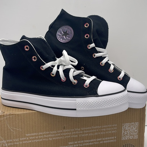 Converse Men’s 171209C Chuck Taylor All Star Lift Platform Canvas Sneakers - Picture 7 of 16